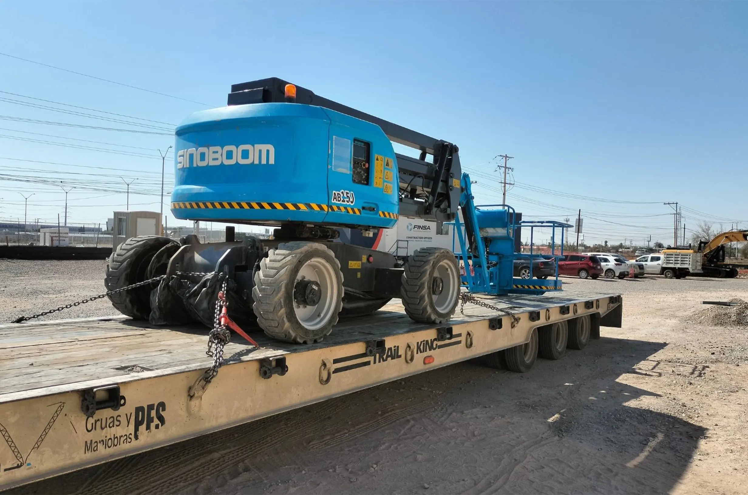 Transporte de maquinaria